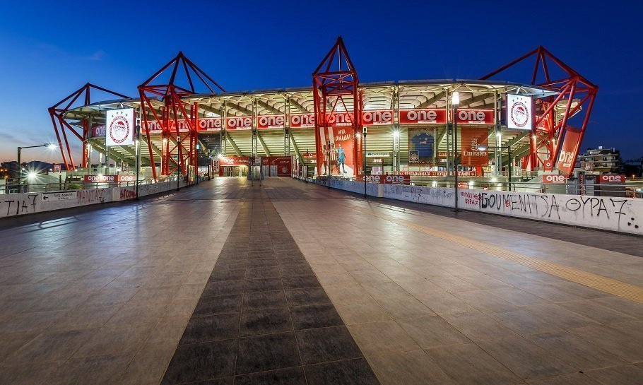 Olympiakos stadion Karaiskaki i piræus i athen