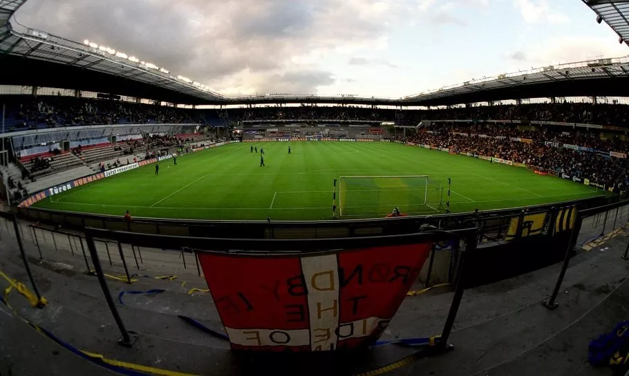 faxe tribunen på brøndby stadion